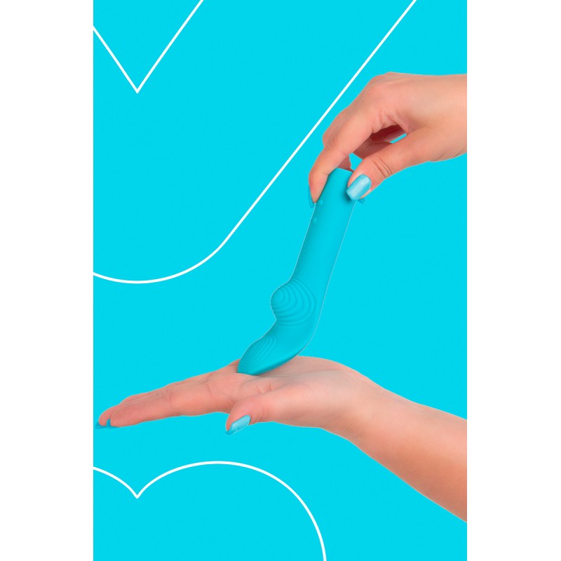 Vibro rechargeable LunaCharm bleu - FairyGasm